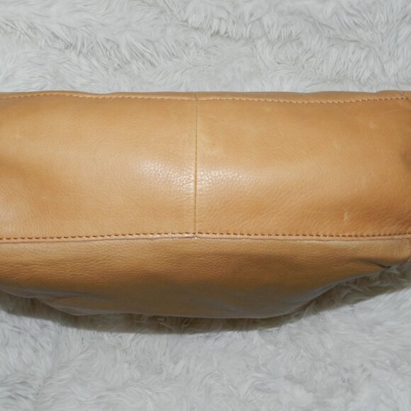 American Leather Liberty Leather Shoulder Bag Coffee Latte Smooth🆕 FAST😮💨⚡🚚 - Picture 13 of 16